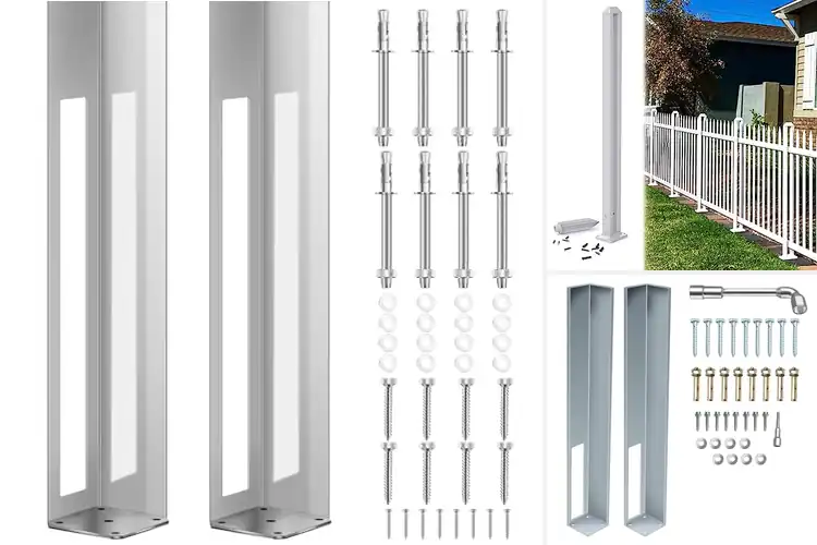 Detailed view of Best 36 Inch Vinyl Fence Posts