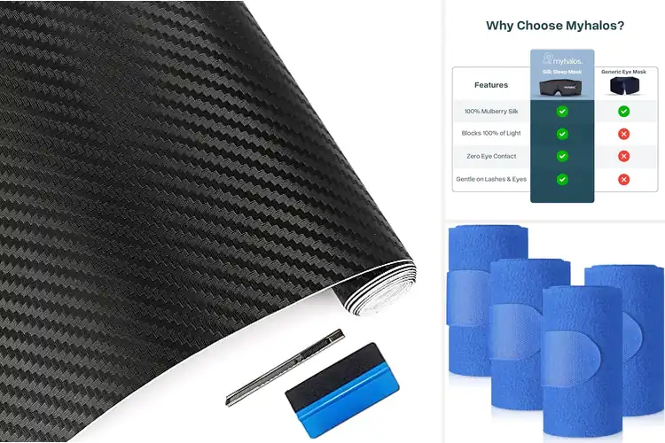 Detailed view of Best 3D Contoured Wraps for a Smooth, Secure, Comfy Fit