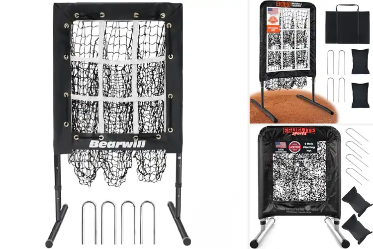 Detailed view of Best Adjustable Pitching Nets