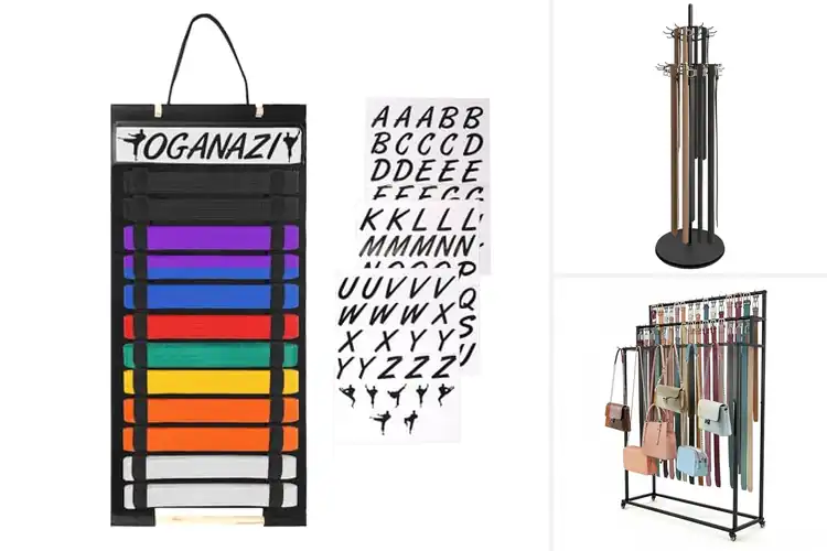 Detailed view of Best Belt Display Racks