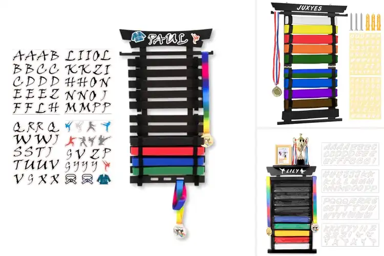 Detailed view of Best Belt Organizers With Stickers