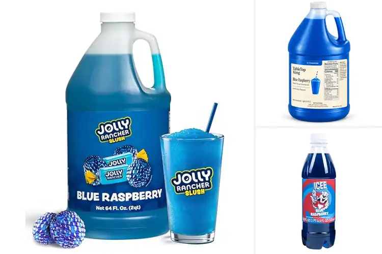 Detailed view of Best Blue Raspberry Slushie Syrups