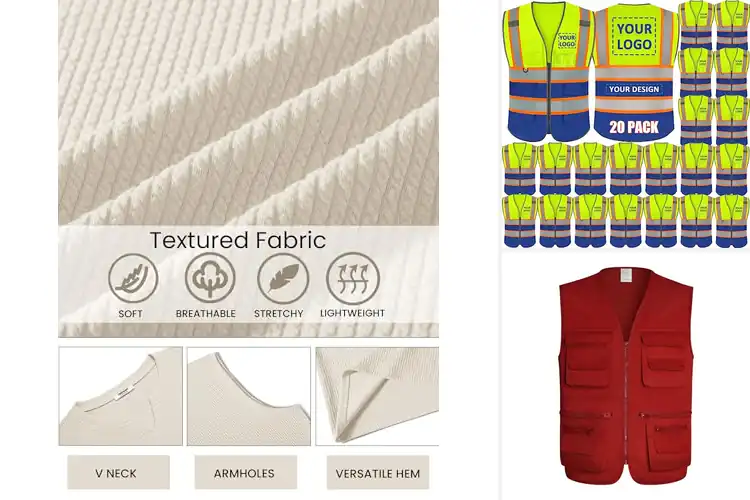 Detailed view of Best Breathable Knit Vests for Cool, Comfortable Style