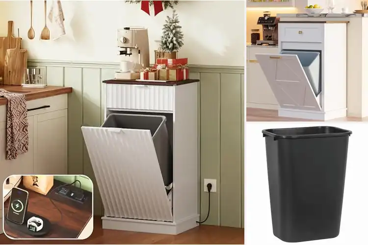 Detailed view of Best Cabinet Trash Cans: Top 10 Stylish & Practical Picks