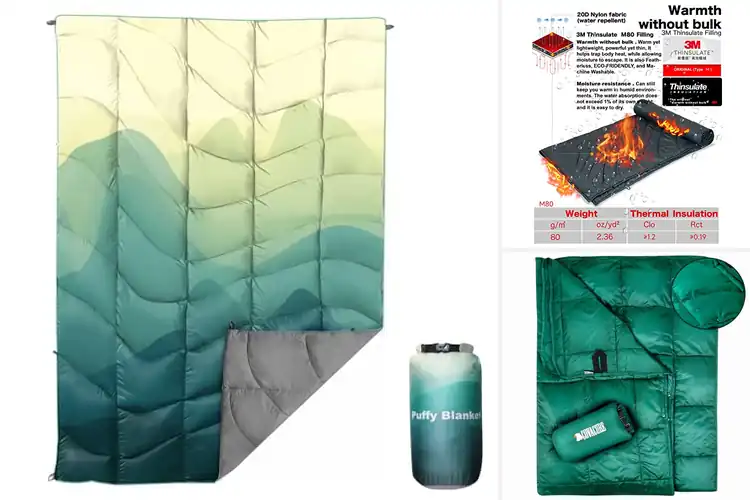 Detailed view of Best Camping Travel Blankets