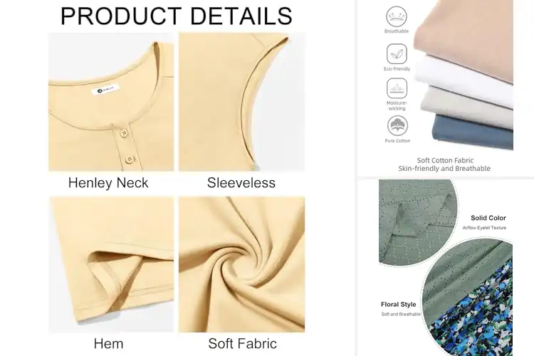 Detailed view of Best Casual Sleeveless Shirts