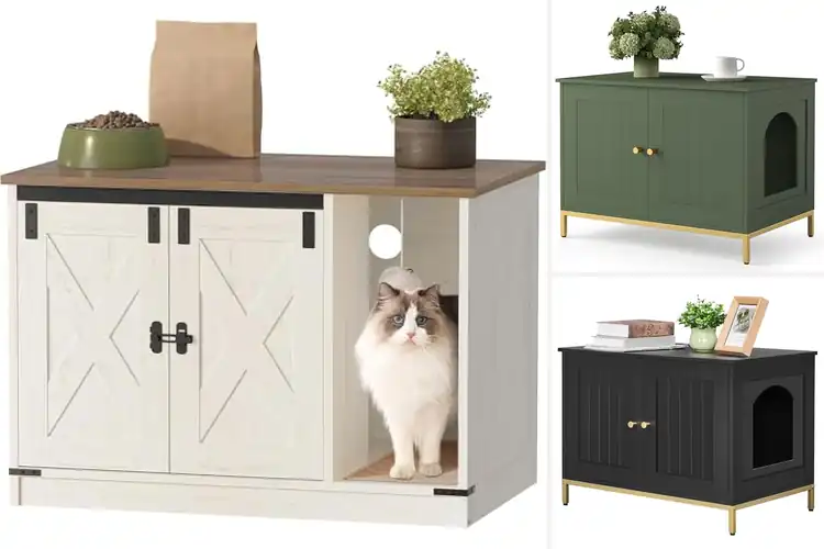 Detailed view of Best Cat Litter Box Furniture