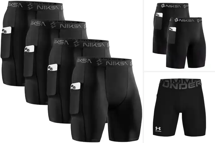 Detailed view of Best Compression Shorts With Pockets