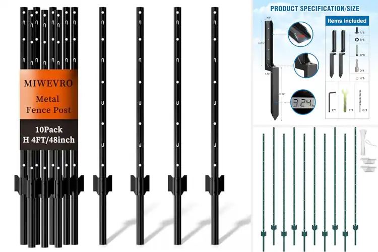 Detailed view of Best Durable Fence Posts