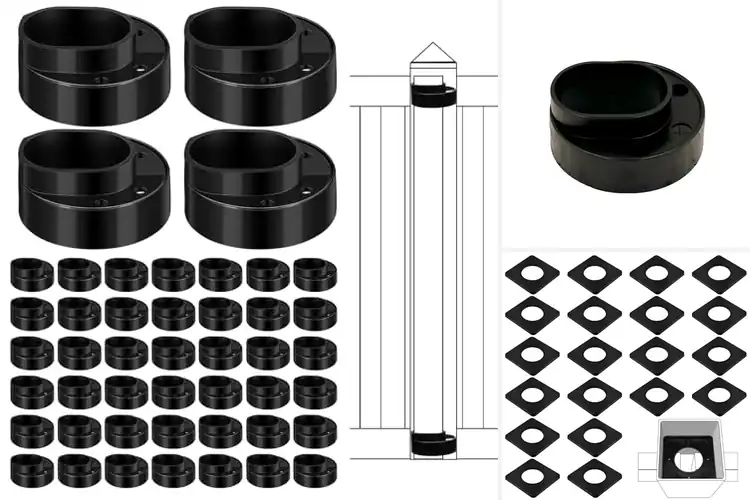 Detailed view of Best Durable Vinyl Fence Post