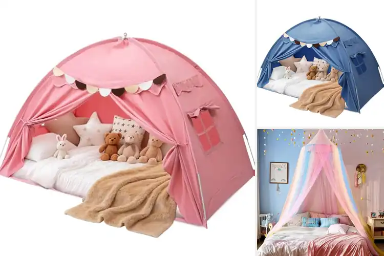 Detailed view of Best Easy Setup Canopy For Kid Beds