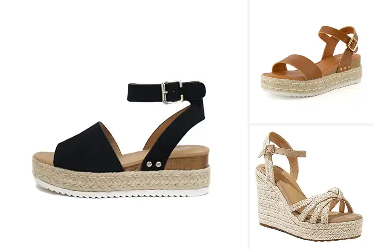 Detailed view of Best Espadrille Sandals