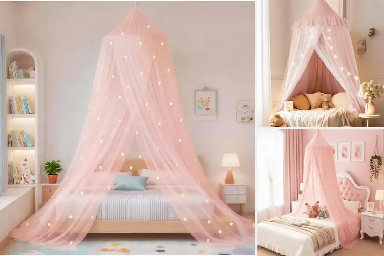 Detailed view of Best Gift Canopy For Girls Rooms: 10 Magical Haven Ideas