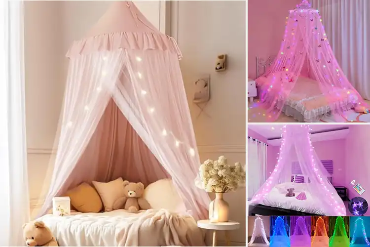Detailed view of Best Girl Bedroom Canopy Decor