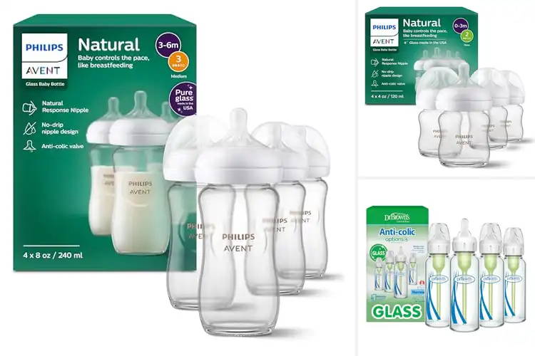 Detailed view of Best Glass Baby Bottles