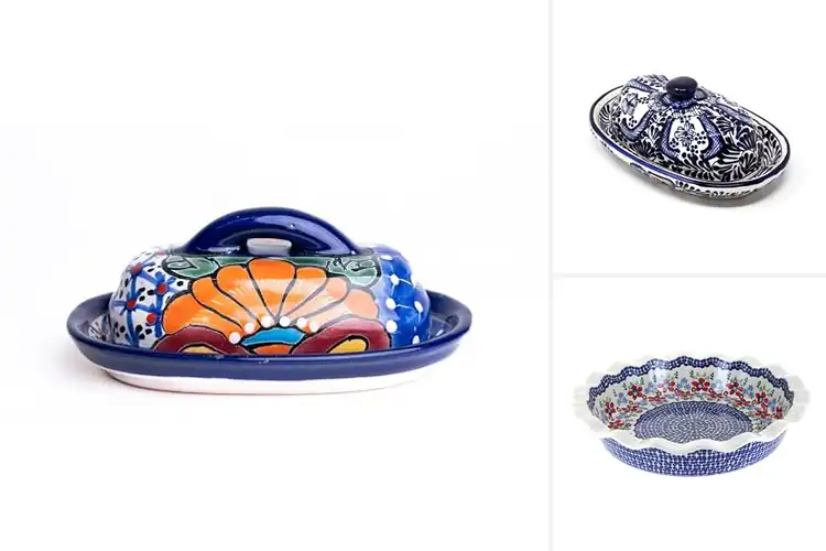 Detailed view of Best Hand-Painted Pottery Dishes