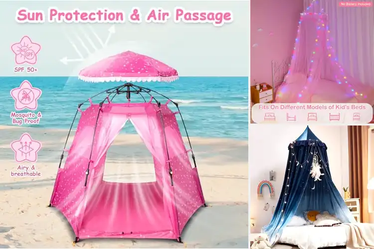 Detailed view of Best Kids Castle Canopies