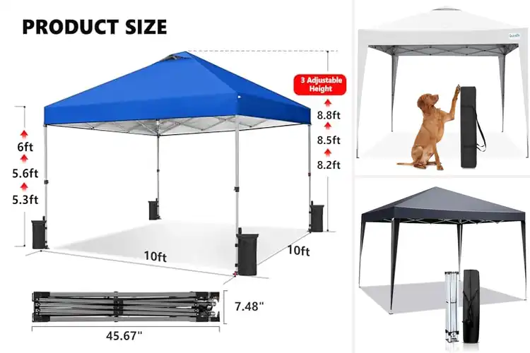 Detailed view of Best Lightweight Canopies