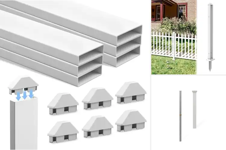 Detailed view of Best Matching PVC Posts for Picket Fences