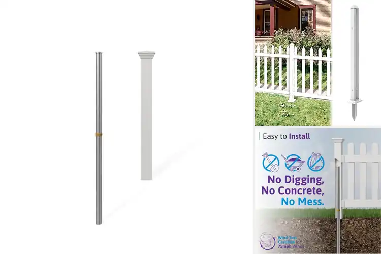 Detailed view of Best Picket Fence Posts: Charm & Safety for Your Yard