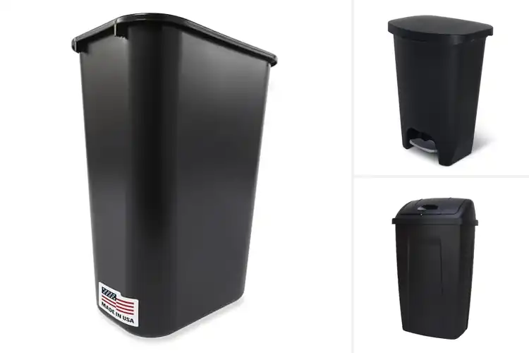 Detailed view of Best Plastic Trash Cans for Clean, Organized Spaces