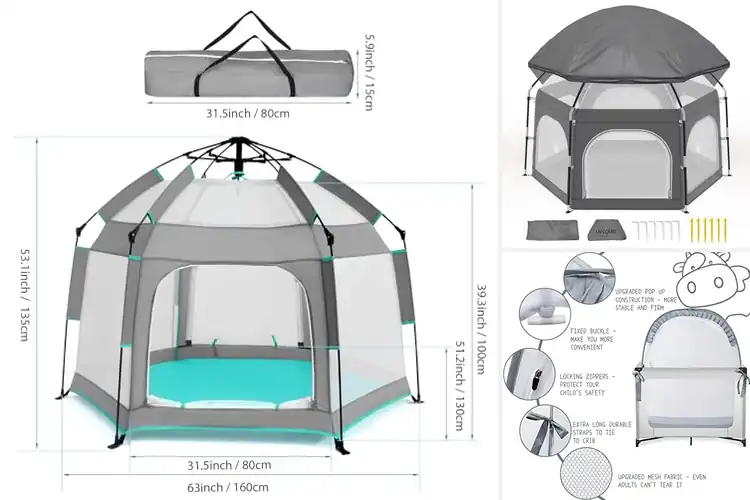 Detailed view of Best Play Tent Canopies: 10 Safe & Fun Picks for Kids
