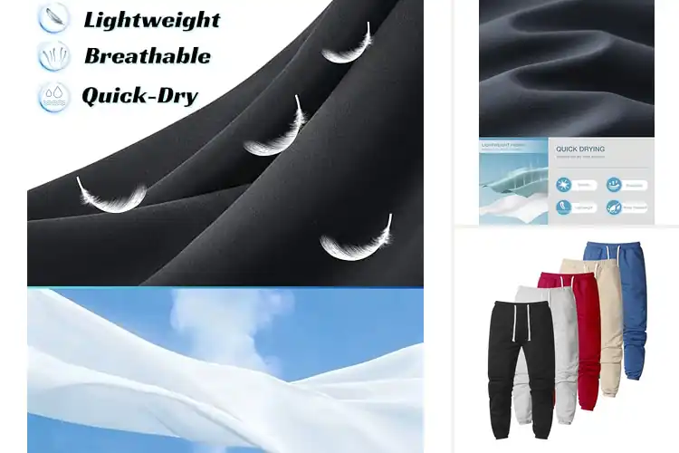 Detailed view of Best Polyester Spandex Joggers