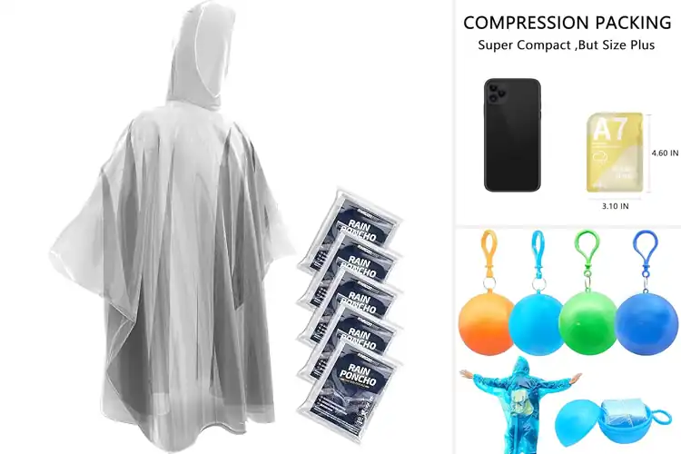 Detailed view of Best Portable Rain Ponchos: Stay Dry Anywhere, Anytime