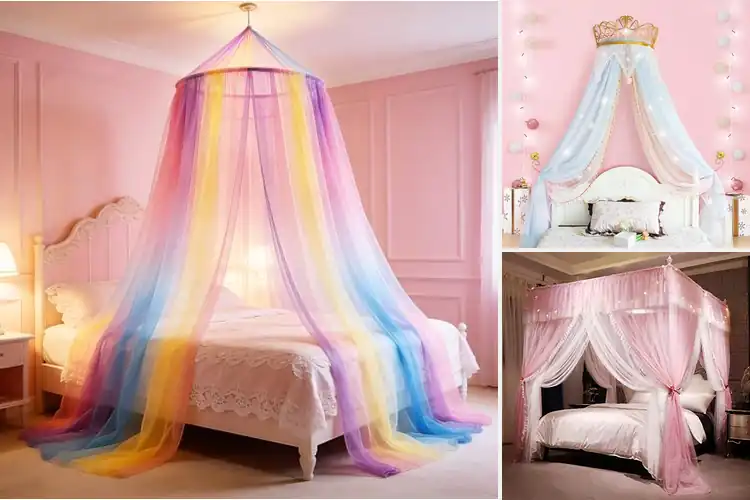 Detailed view of Best Princess Canopy Bedding Sets