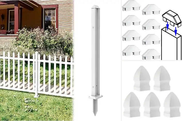 Detailed view of Best Quality Vinyl Picket Post