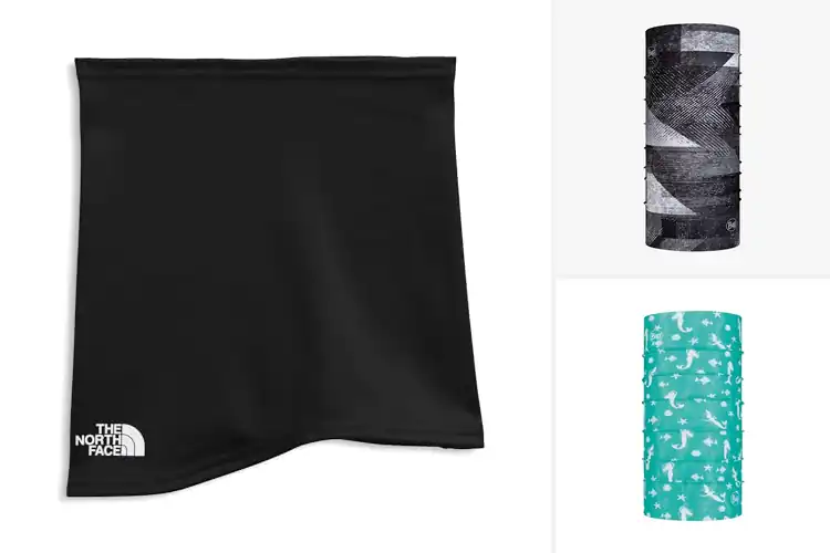 Detailed view of Best Recycled Fabric Neck Gaiters For Kids
