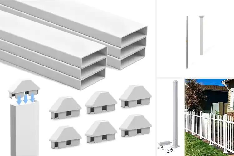 Detailed view of Best Residential Vinyl Picket Posts