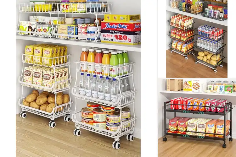 Detailed view of Best Rolling Pantry Carts: Top Picks for Your Kitchen