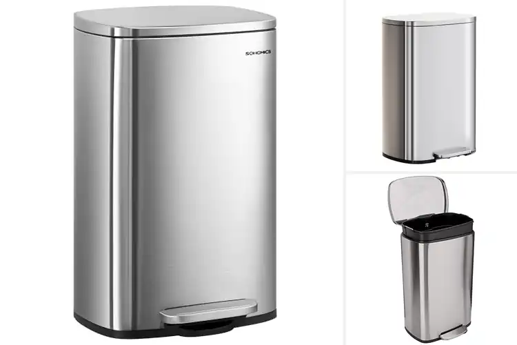 Detailed view of Best Stainless Steel Trash Cans