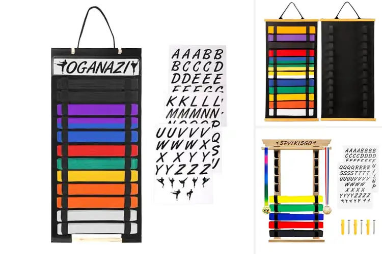 Detailed view of Best Taekwondo Belt Displays