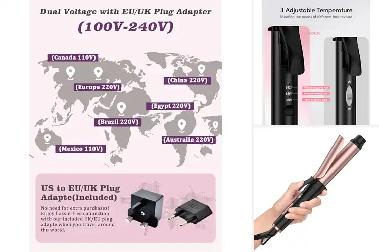 Detailed view of Best Travel Curling Irons