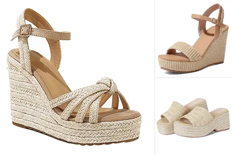 Detailed view of Best Wedge Sandals