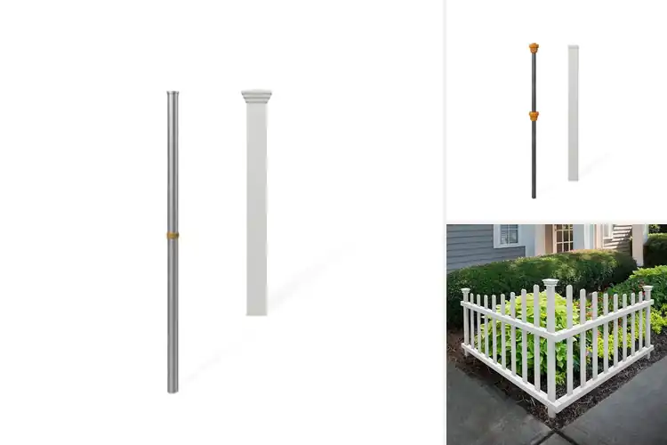 Detailed view of Best White Picket Posts for a Stunning Outdoor Upgrade